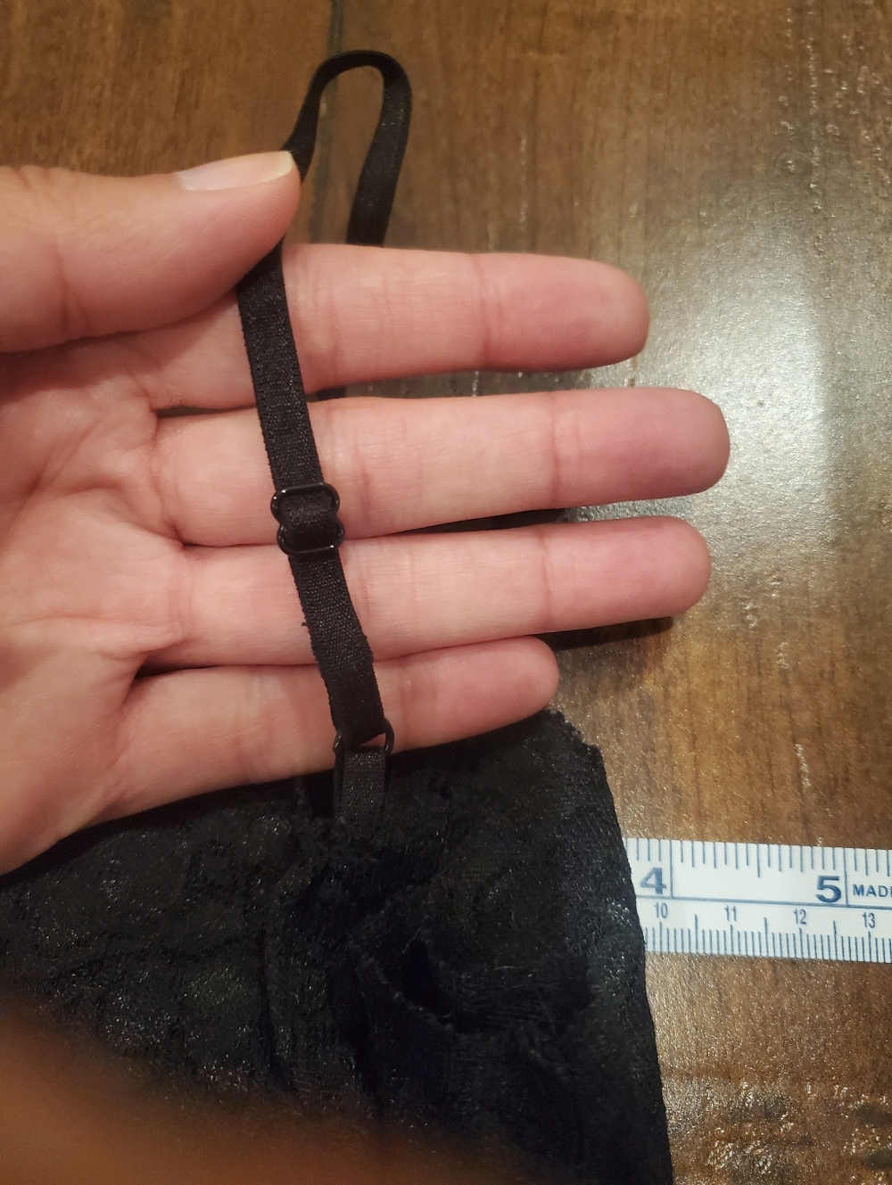 Eyeshadow Black Lace-Trim Camisole Large - Picture 6 of 8